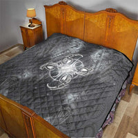 New Zealand Matariki Ururangi Quilt Maori Moko Grey Galaxy