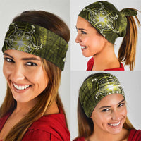 New Zealand Matariki Hiwaiterangi Neck Gaiter Maori Moko Yellow Galaxy