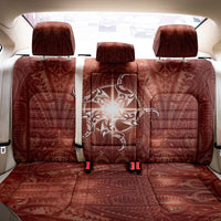 New Zealand Matariki Pohutukawa Back Car Seat Cover Maori Moko Red Galaxy
