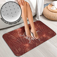 New Zealand Matariki Pohutukawa Bathroom Set Maori Moko Red Galaxy