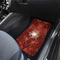 New Zealand Matariki Pohutukawa Car Mats Maori Moko Red Galaxy