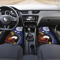 Samoa And Australia Together Car Mats Aboriginal Mix Polynesian