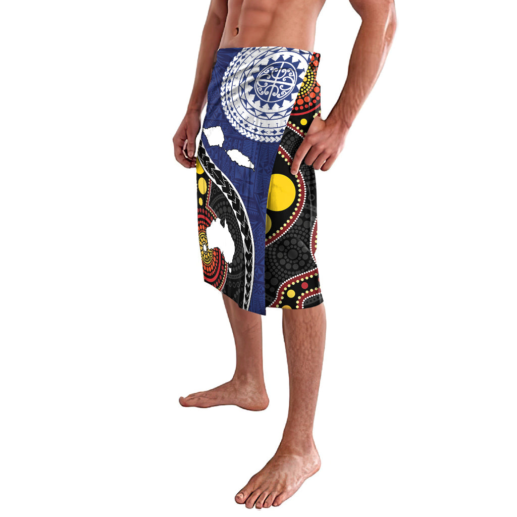 Samoa And Australia Together Lavalava Aboriginal Mix Polynesian