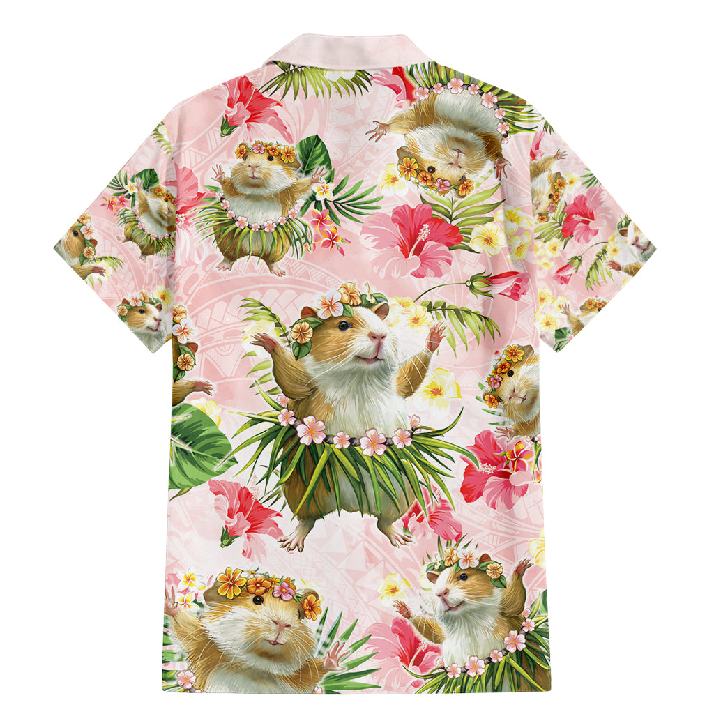 Hawaii Guinea Hula Pig Family Matching Mermaid Dress and Hawaiian Shirt Funny Tropical Style