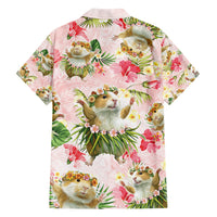 Hawaii Guinea Hula Pig Family Matching Off Shoulder Maxi Dress and Hawaiian Shirt Funny Tropical Style