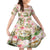 Hawaii Guinea Hula Pig Family Matching Short Sleeve Bodycon Dress and Hawaiian Shirt Funny Tropical Style