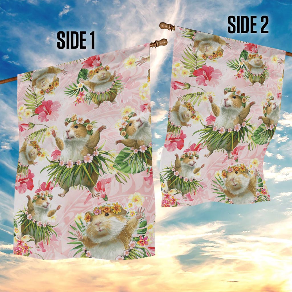 Hawaii Guinea Hula Pig Garden Flag Funny Tropical Style