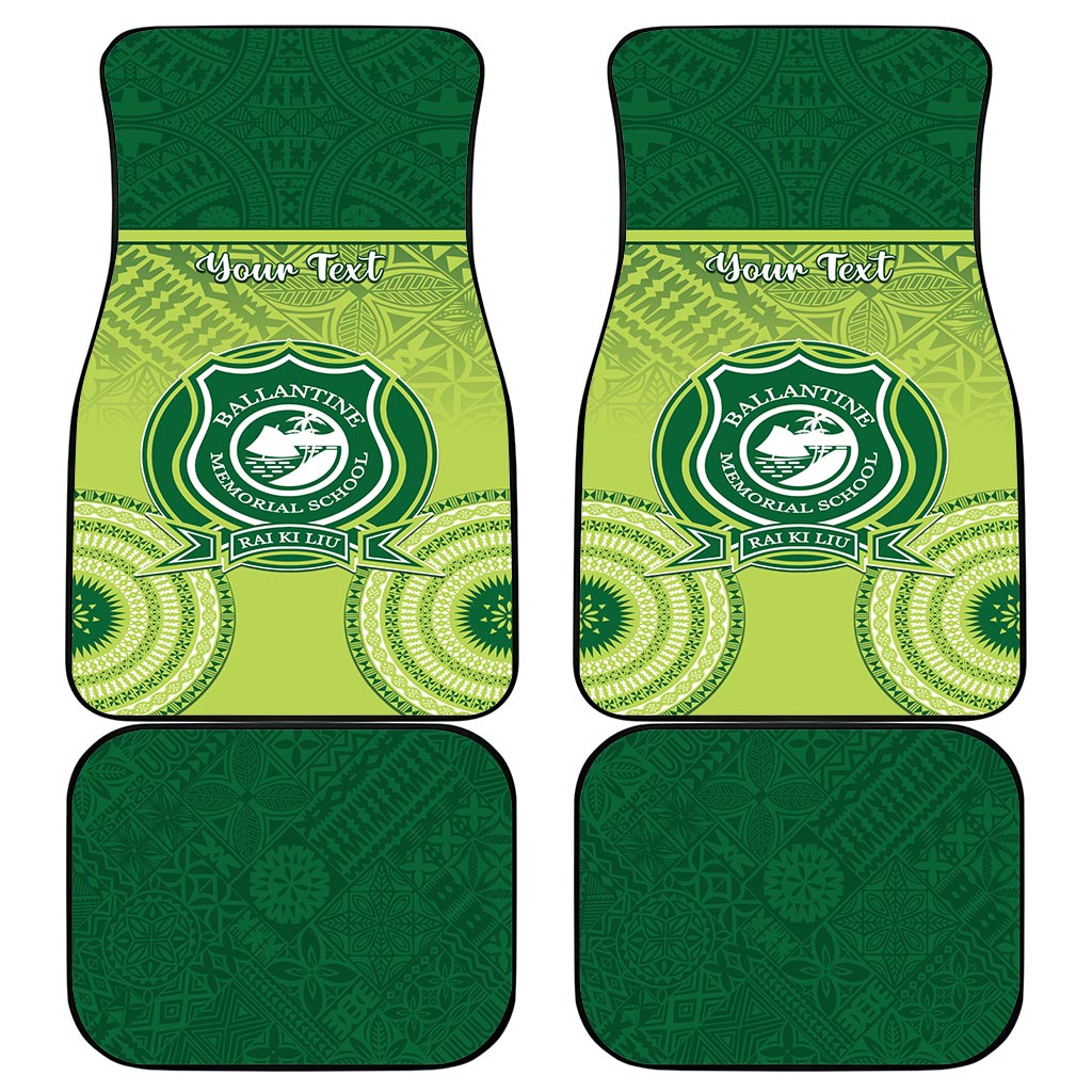 Ballantine Memorial School Car Mats With Fijian Tapa Pattern