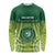 Personalised Ballantine Memorial School Long Sleeve Shirt With Fijian Tapa Pattern