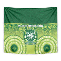 Ballantine Memorial School Tapestry With Fijian Tapa Pattern