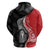 New Zealand Aotearoa Hoodie Kiwi Fern Maori Pattern Red Version