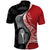 New Zealand Aotearoa Polo Shirt Kiwi Fern Maori Pattern Red Version