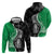 New Zealand Aotearoa Hoodie Kiwi Fern Maori Pattern Green Version