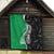New Zealand Aotearoa Quilt Kiwi Fern Maori Pattern Green Version