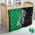 New Zealand Aotearoa Quilt Kiwi Fern Maori Pattern Green Version