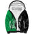 New Zealand Aotearoa Sherpa Hoodie Kiwi Fern Maori Pattern Green Version
