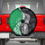 New Zealand Aotearoa Spare Tire Cover Kiwi Fern Maori Pattern Green Version