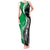 New Zealand Aotearoa Tank Maxi Dress Kiwi Fern Maori Pattern Green Version