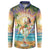 Aloha Hawaii Button Sweatshirt Hula Martini Tropical Vibes - Polynesian Pride