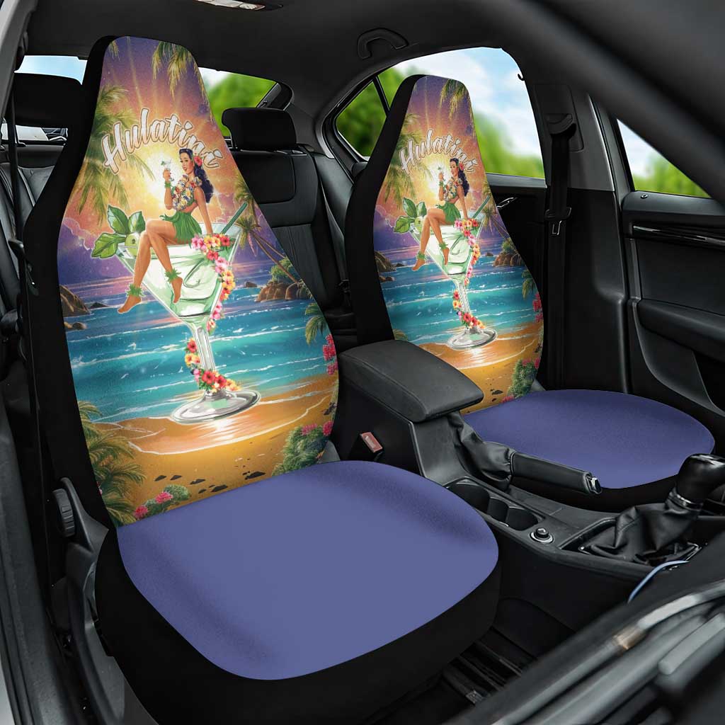 Aloha Hawaii Car Seat Cover Hula Martini Tropical Vibes - Polynesian Pride