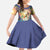 Aloha Hawaii Family Matching Off The Shoulder Long Sleeve Dress and Hawaiian Shirt Hula Martini Tropical Vibes - Polynesian Pride