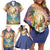 Aloha Hawaii Family Matching Off Shoulder Short Dress and Hawaiian Shirt Hula Martini Tropical Vibes - Polynesian Pride