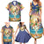 Aloha Hawaii Family Matching Summer Maxi Dress and Hawaiian Shirt Hula Martini Tropical Vibes - Polynesian Pride