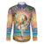 Aloha Hawaii Family Matching Summer Maxi Dress and Hawaiian Shirt Hula Martini Tropical Vibes - Polynesian Pride