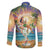 Aloha Hawaii Family Matching Summer Maxi Dress and Hawaiian Shirt Hula Martini Tropical Vibes - Polynesian Pride