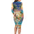 Aloha Hawaii Long Sleeve Bodycon Dress Hula Martini Tropical Vibes - Polynesian Pride