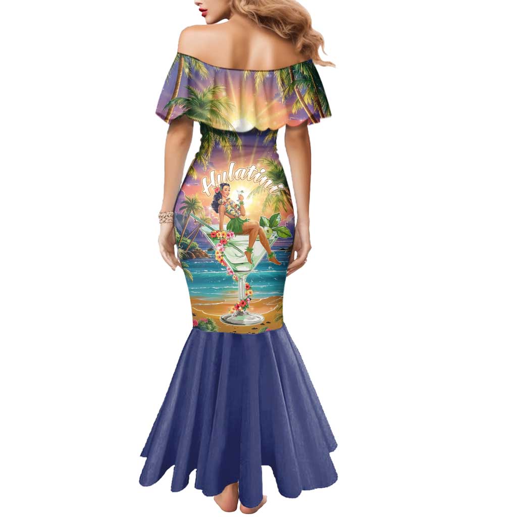 Aloha Hawaii Mermaid Dress Hula Martini Tropical Vibes - Polynesian Pride