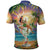 Aloha Hawaii Polo Shirt Hula Martini Tropical Vibes - Polynesian Pride