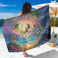 Aloha Hawaii Sarong Hula Martini Tropical Vibes - Polynesian Pride