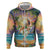 Aloha Hawaii Zip Hoodie Hula Martini Tropical Vibes - Polynesian Pride