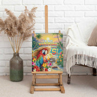 Hawaii Parrot Canvas Wall Art Im Not Waiting Till 5 Oclock - Polynesian Pride