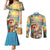 Hawaii Parrot Couples Matching Mermaid Dress and Long Sleeve Button Shirt Im Not Waiting Till 5 Oclock - Polynesian Pride
