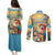 Hawaii Parrot Couples Matching Puletasi and Long Sleeve Button Shirt Im Not Waiting Till 5 Oclock - Polynesian Pride