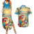 Hawaii Parrot Couples Matching Summer Maxi Dress and Hawaiian Shirt Im Not Waiting Till 5 Oclock - Polynesian Pride