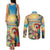 Hawaii Parrot Couples Matching Tank Maxi Dress and Long Sleeve Button Shirt Im Not Waiting Till 5 Oclock - Polynesian Pride
