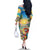 Hawaii Parrot Family Matching Off The Shoulder Long Sleeve Dress and Hawaiian Shirt Im Not Waiting Till 5 Oclock - Polynesian Pride