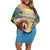 Hawaii Parrot Family Matching Off Shoulder Short Dress and Hawaiian Shirt Im Not Waiting Till 5 Oclock - Polynesian Pride