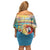 Hawaii Parrot Family Matching Off Shoulder Short Dress and Hawaiian Shirt Im Not Waiting Till 5 Oclock - Polynesian Pride