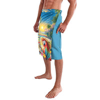 Hawaii Parrot Lavalava Im Not Waiting Till 5 Oclock - Polynesian Pride