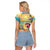 Hawaii Parrot Raglan Cropped T Shirt Im Not Waiting Till 5 Oclock - Polynesian Pride