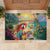 Hawaii Parrot Rubber Doormat Im Not Waiting Till 5 Oclock - Polynesian Pride