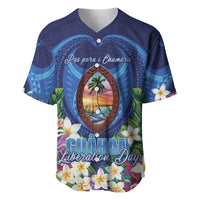 Guam Liberation Day Baseball Jersey Pas Para I Chamoru