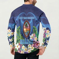 Guam Liberation Day Button Sweatshirt Pas Para I Chamoru