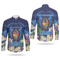 Guam Liberation Day Couples Matching Summer Maxi Dress and Long Sleeve Button Shirt Pas Para I Chamoru