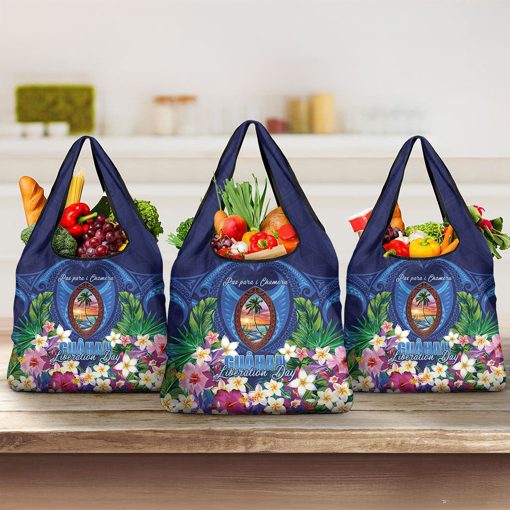 Guam Liberation Day Grocery Bag Pas Para I Chamoru
