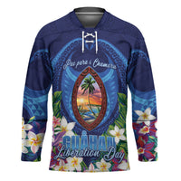 Guam Liberation Day Hockey Jersey Pas Para I Chamoru